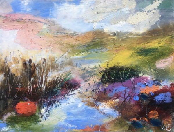 Pool, Hill & Cloud, Swaledale by Lesley Birch, Image 2.