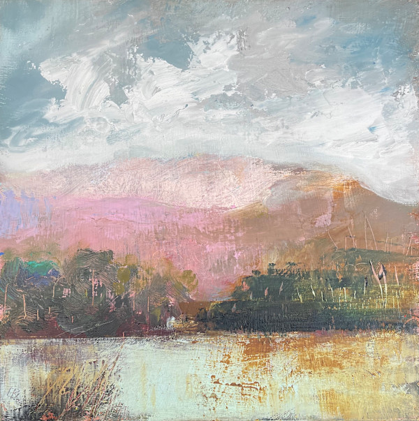 Treeline on the Lake by Lesley Birch