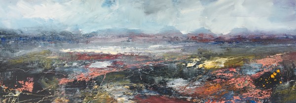 Paps of Jura with Pink by Lesley Birch, Image 6.