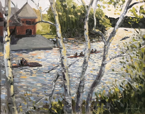 Afternoon on the Charles by Mike MacLean Fine Art