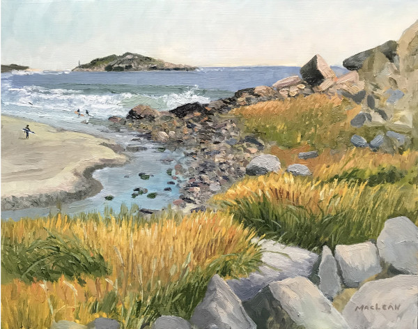 Good Day at Good Harbor by Mike MacLean Fine Art