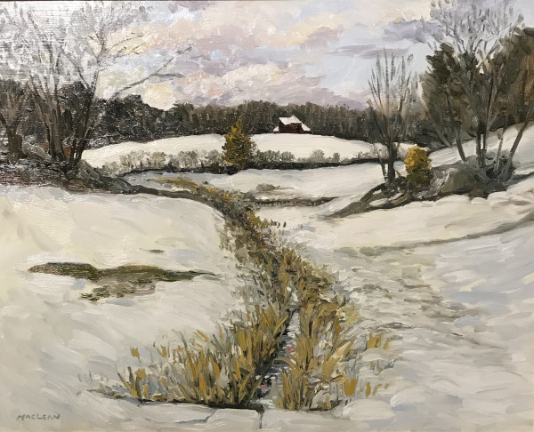 Thanksgiving Snow by Mike MacLean Fine Art