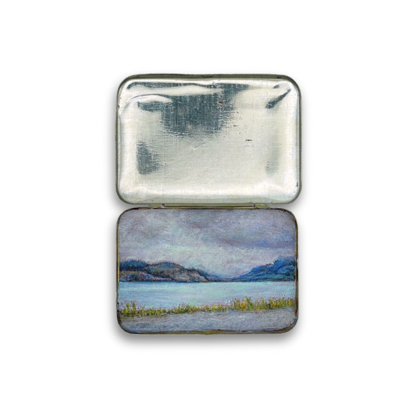 Glacial Highway - Single Spartan Aspirin Medicine Tin by Shelley Vanderbyl