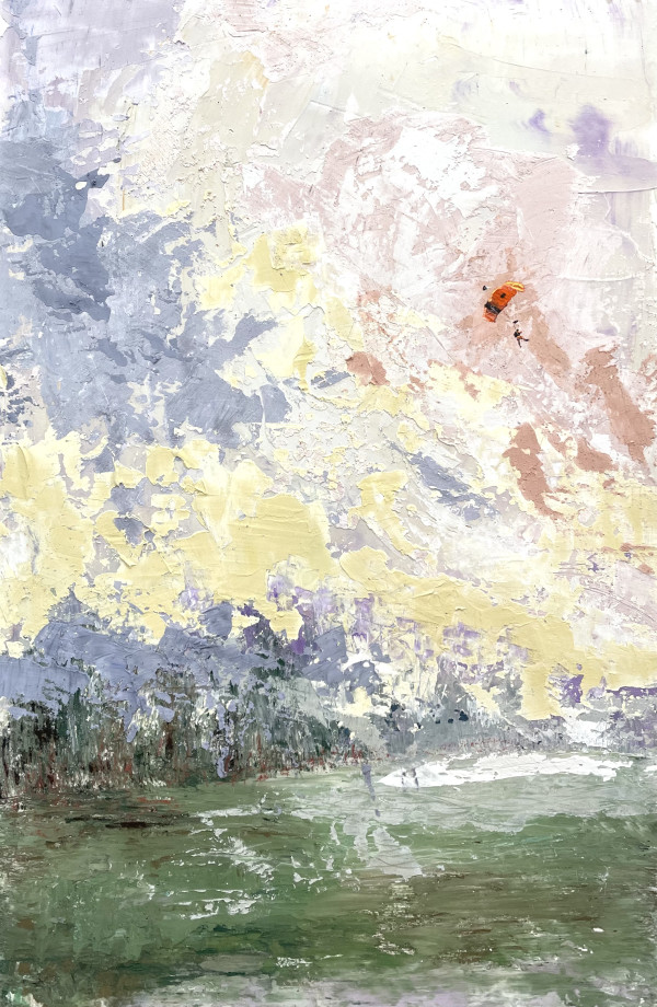 Vertical Landscape with Rescuer by Shelley Vanderbyl