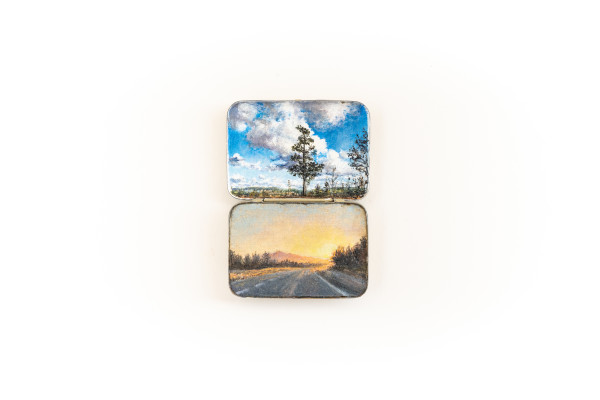 Romeo Dallaire's Tin (Spartan Brand: for the relief of pain and discomfort) - 2020 - Shelley Vanderbyl - 1- Shelley Vanderbyl by Shelley Vanderbyl