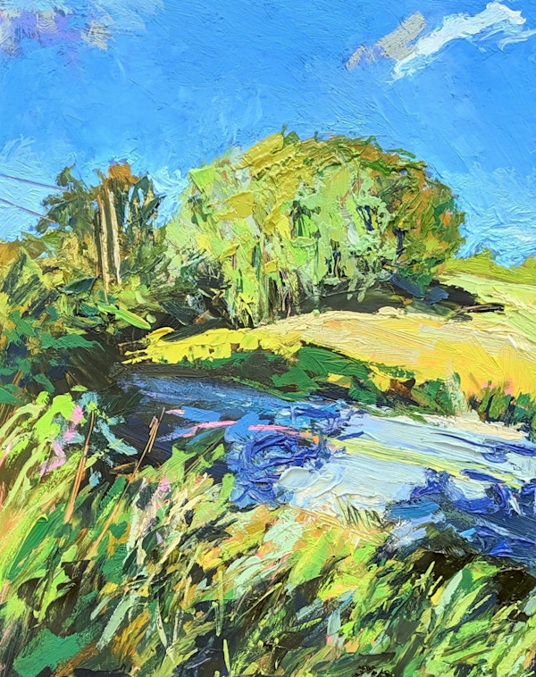 Roadside Willow (Plein Air) by Justin Shull, Image 1.