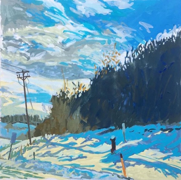 Silver Lake Evening by Justin Shull Art Studio