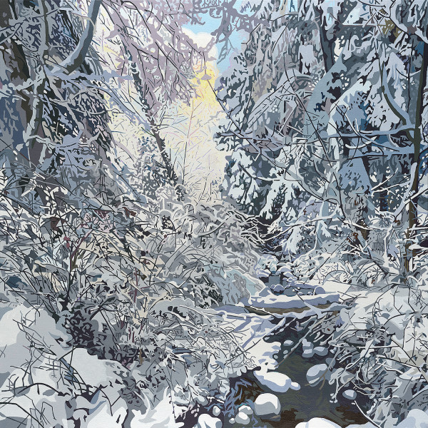 Into The Woods by Justin Shull Art Studio