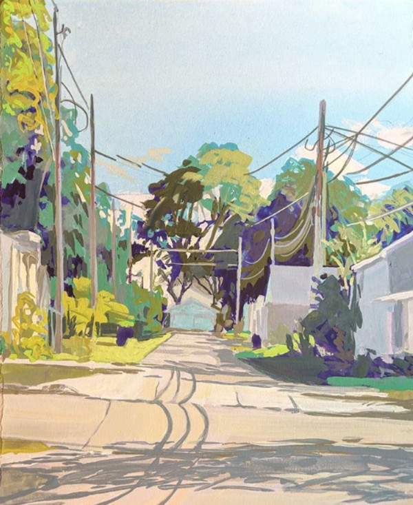 8th Street Alley by Justin Shull Art Studio