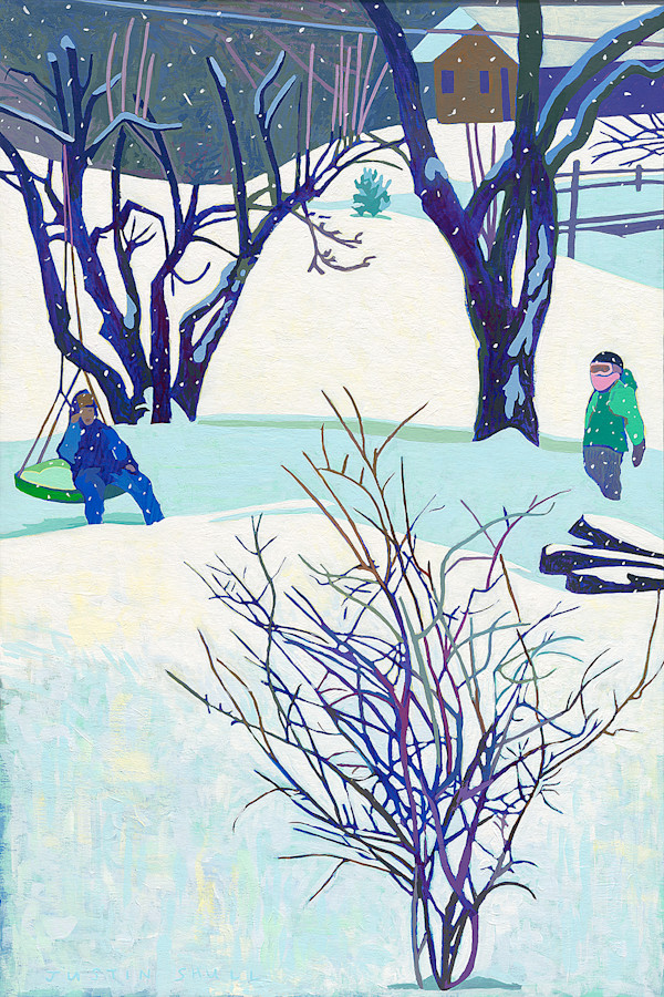 Snow Day by Justin Shull Art Studio