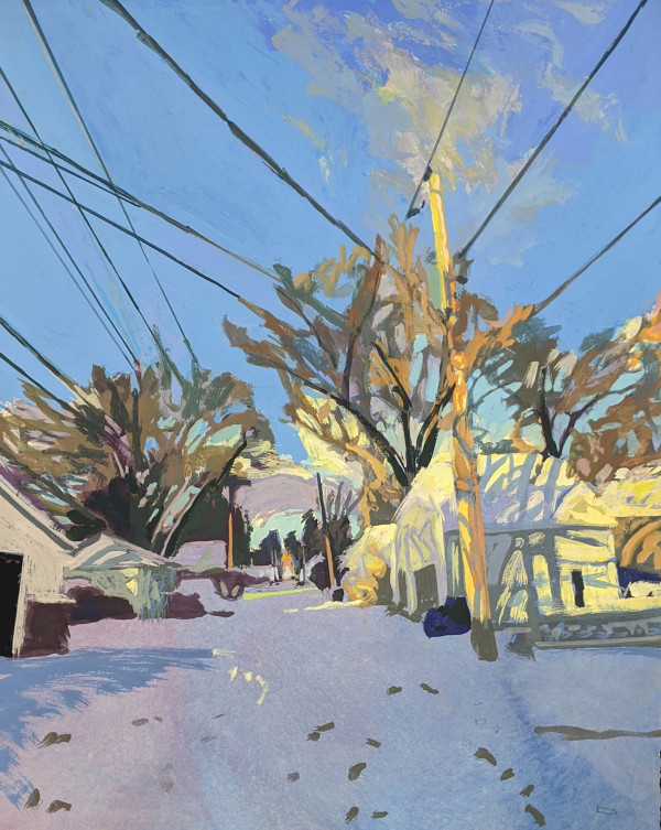 6th Street Alley by Justin Shull Art Studio