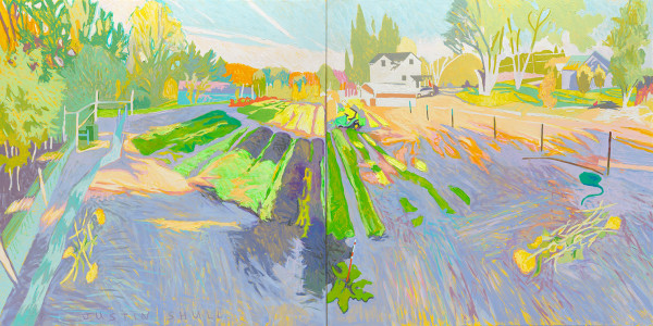 Vegetable Garden by Justin Shull Art Studio