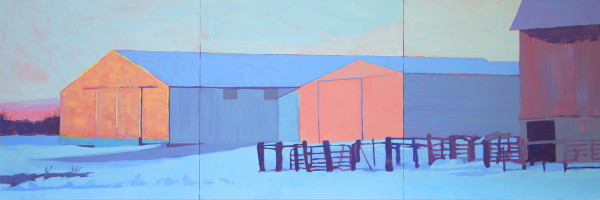 Three Barns by Justin Shull