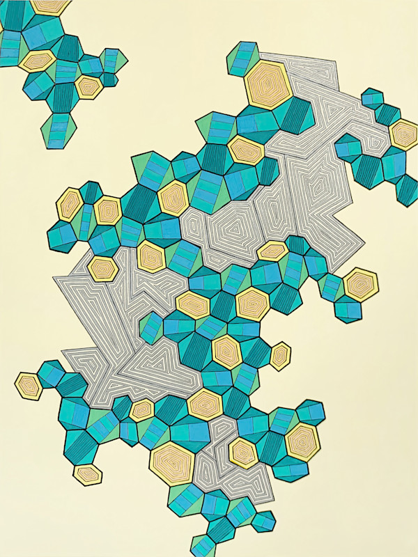 "Elevate" Original Drawing by Debbie Clapper, Image 1.