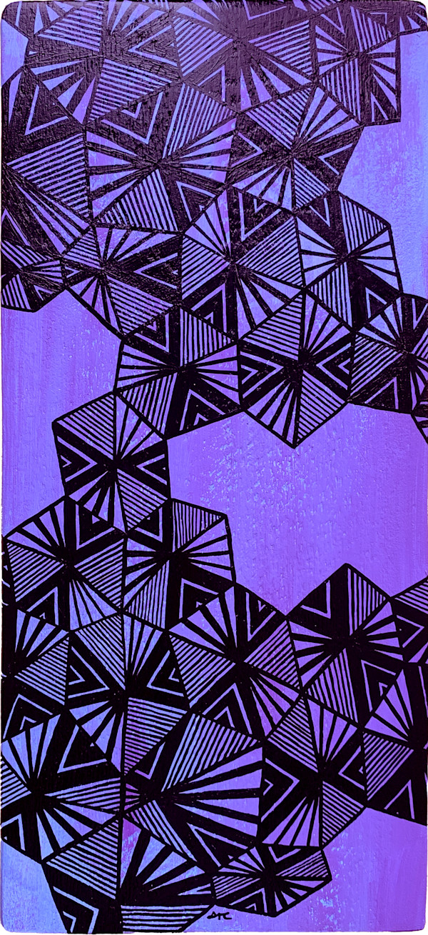 "Untitled 2.25.23" Painting by Debbie Clapper