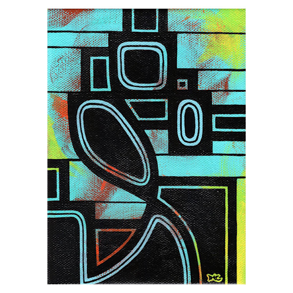 "Alaskan Mod" Original Painting by Debbie Clapper, Image 1.