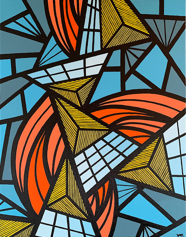 "Sequence 6" - Original Painting by Debbie Clapper, Image 1.