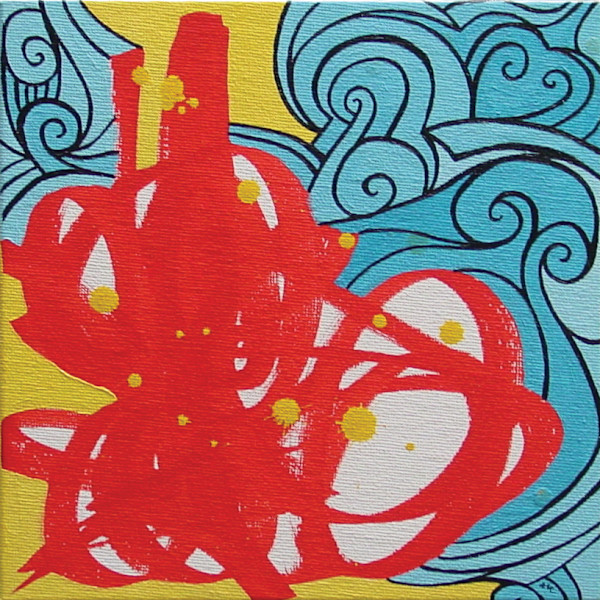 "Defects and Weaknesses" Painting by Debbie Clapper