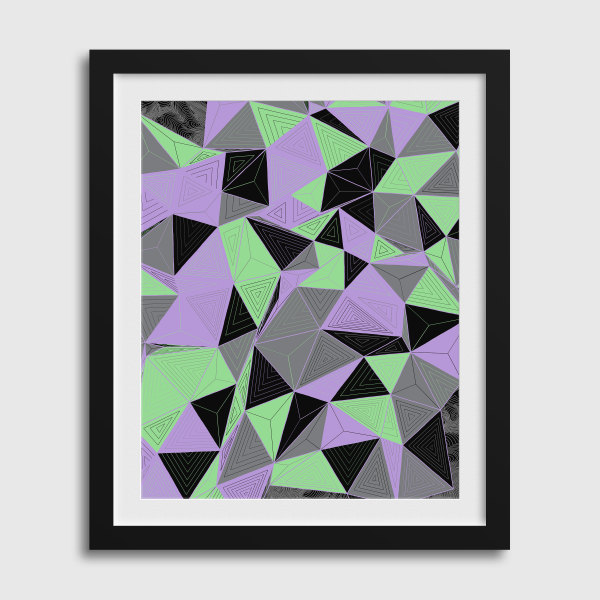 "CONSCIOUS GROWTH 002" Medium One-of-a-Kind Print by Debbie Clapper