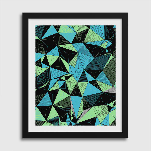 "CONSCIOUS GROWTH 004" Medium One-of-a-Kind Print by Debbie Clapper