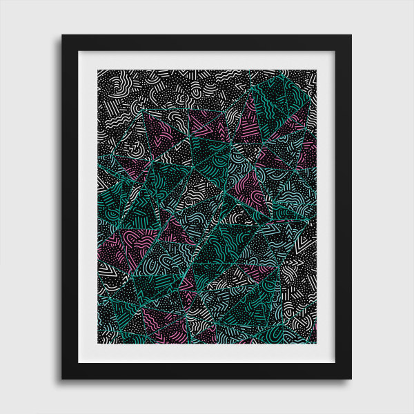 "CONSCIOUS GROWTH 006" Medium One-of-a-Kind Print by Debbie Clapper