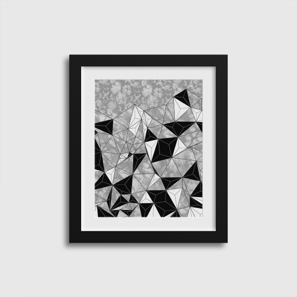 "CONSCIOUS GROWTH 011" Small One-of-a-Kind Print by Debbie Clapper
