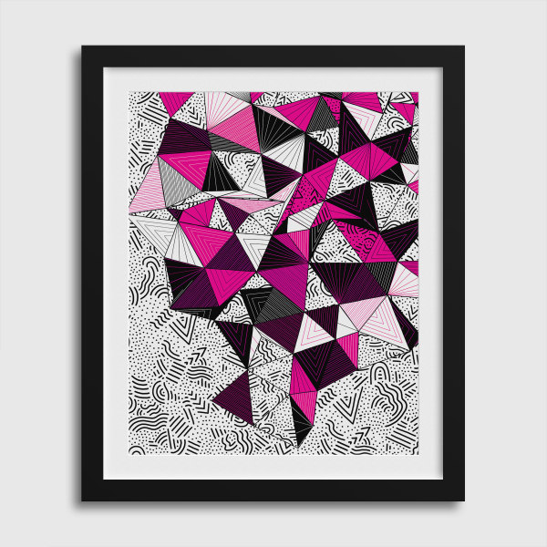 "CONSCIOUS GROWTH 015" Medium One-of-a-Kind Print by Debbie Clapper