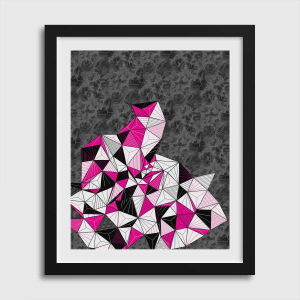 "CONSCIOUS GROWTH 021" Medium One-of-a-Kind Print by Debbie Clapper
