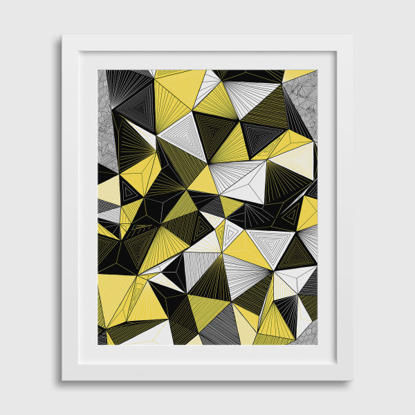 "CONSCIOUS GROWTH 017" Medium One-of-a-Kind Print by Debbie Clapper