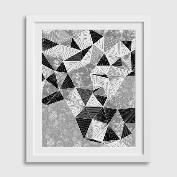 "CONSCIOUS GROWTH 019" Medium One-of-a-Kind Print by Debbie Clapper