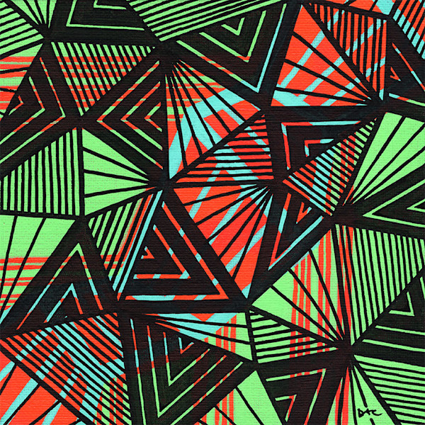 "Starship" Original Painting by Debbie Clapper, Image 1.