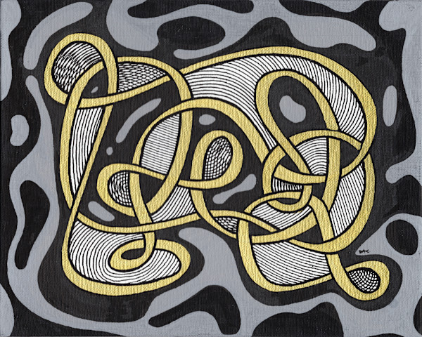 "Whirlwind 102" Painting by Debbie Clapper