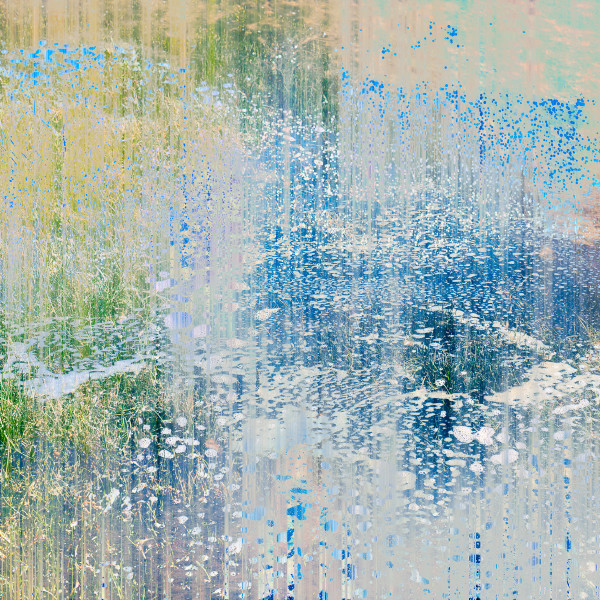 Salt and Sky 1 ( limited edition framed 30x30cm print) 1 of 10 by Caroline Fraser