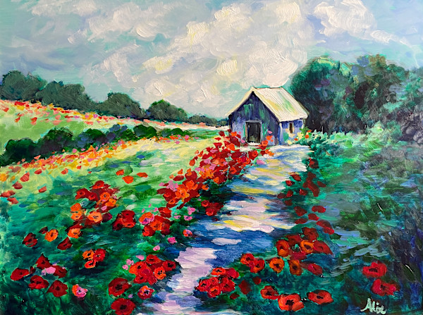 Abandoned Poppy Shed by Alexandra Kassing