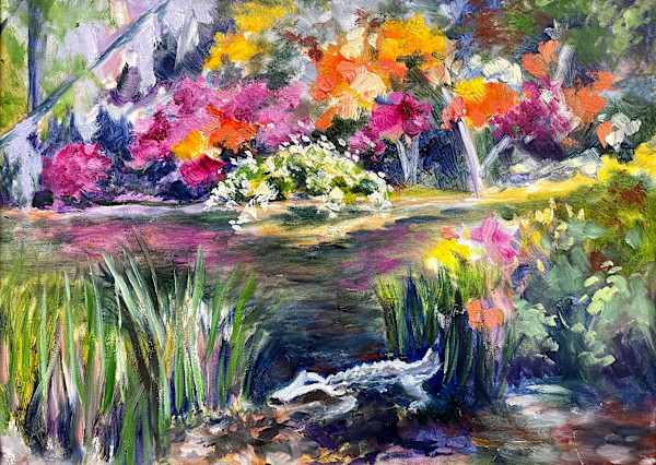 Gator in the Gardens by Alexandra Kassing