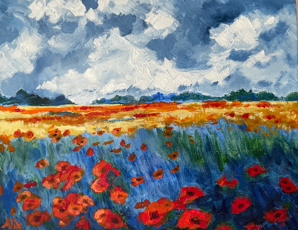 Ocean of Poppies by Alexandra Kassing
