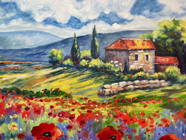 Poppies Near the Old Farm by Alexandra Kassing