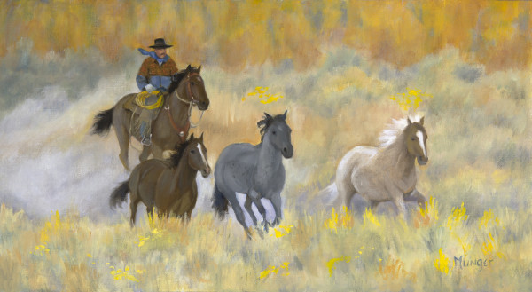 Grasslands Gallop by Roseann Munger