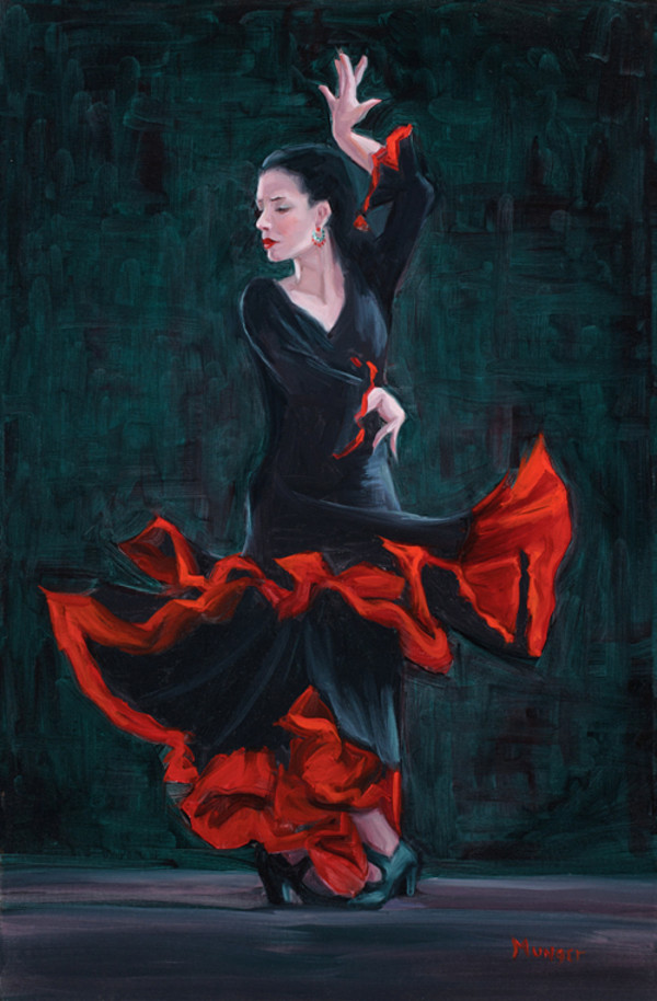 "Lady in Black" by Roseann Munger