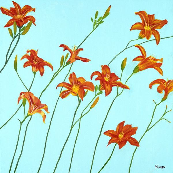 "Tiger Lilies" by Roseann Munger