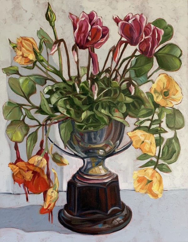 Trophy - Cyclamen and Fairies by Alicia Cornwell