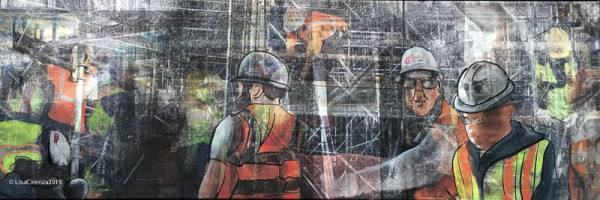 Constructing Life 1 by Lisa Cirenza