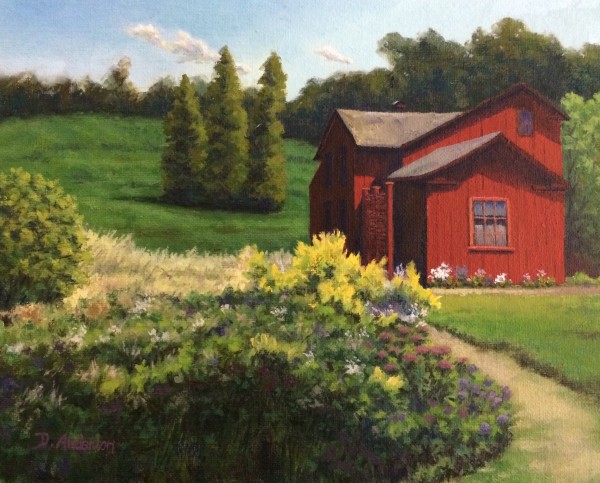 The Red Carriage Barn by Dianna Anderson
