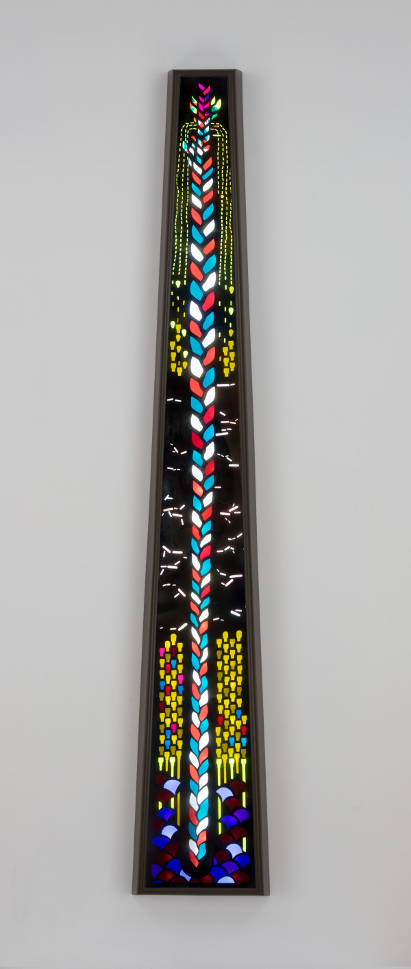 Trapezoidal window- braids by Laleh Khorramian