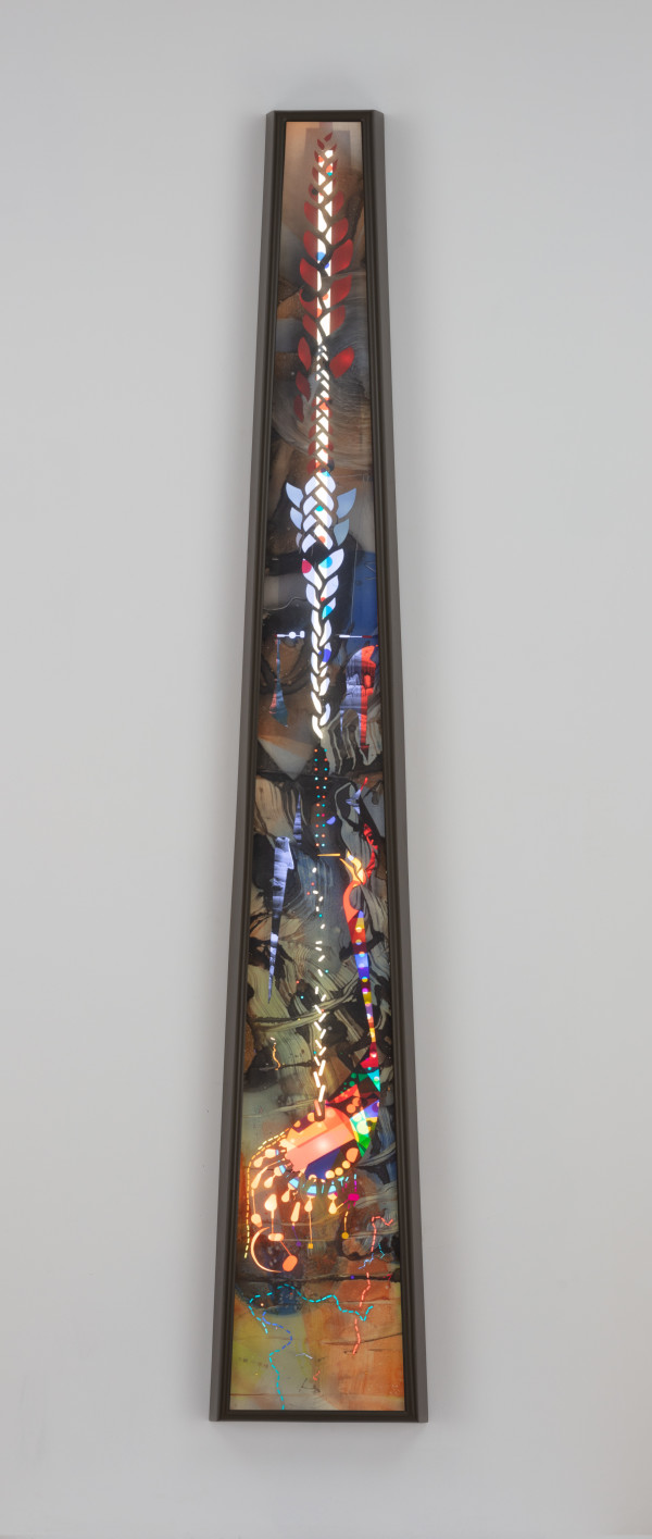Trapezoidal window- creatures by Laleh Khorramian
