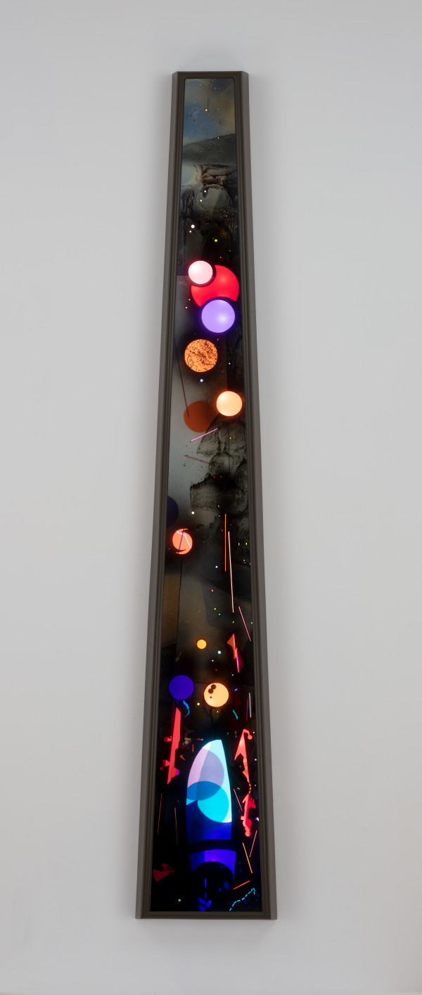 Trapezoidal window - spheres by Laleh Khorramian