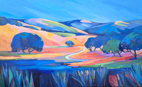 Oaks by the Pond by Stephanie Maclean