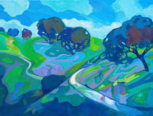 Spring Oak Shadows by Stephanie Maclean, Image 1.