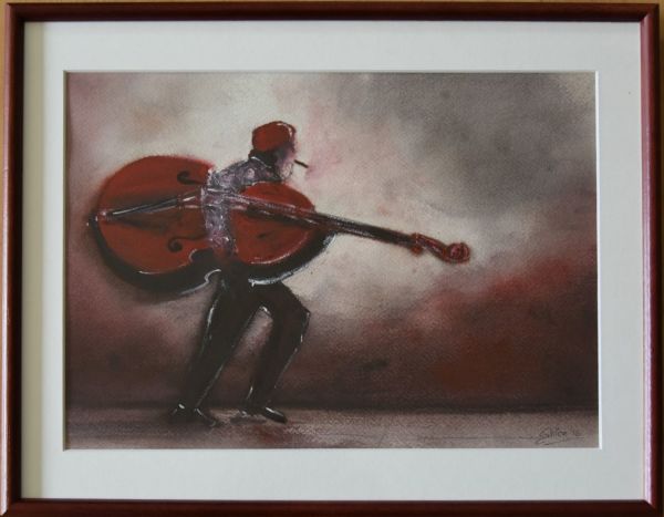 The Bassist by Silvia Busetto
