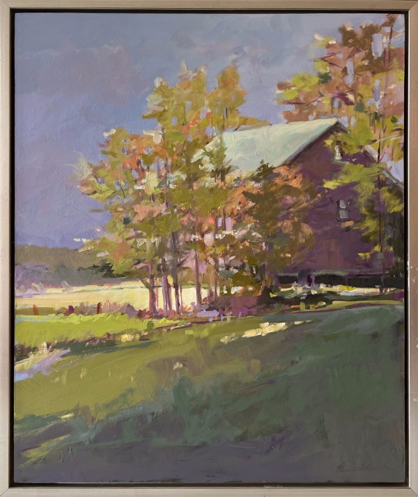 Barn at Duarte's Pond by Anne Besse-Shepherd